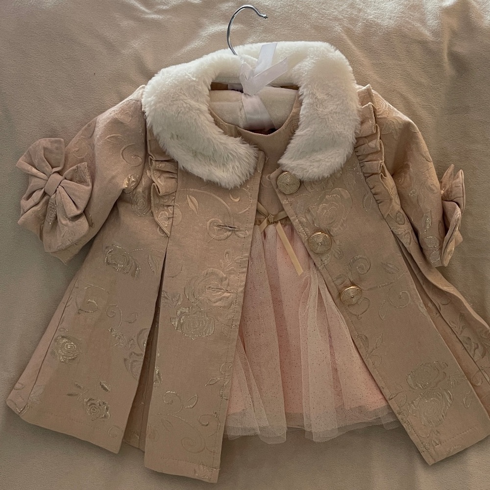 Blueberi Boulevard- Dress and Matching Coat